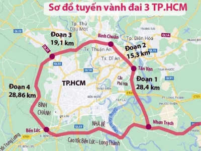 Đẩy nhanh tiến độ làm Vành đai 3 TP.HCM đoạn Tân Vạn - Nhơn Trạch