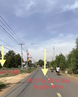 đất gần sân bay Long Thành mặt tiền 63 m, tiện làm kho bải, nhà hàng, khách sạn